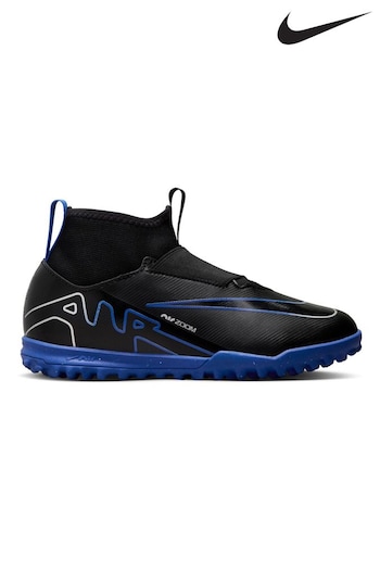 Nike Black Jr Zoom Mercurial Superfly 9 Academy Turf Football Boots (141121) | £67.99