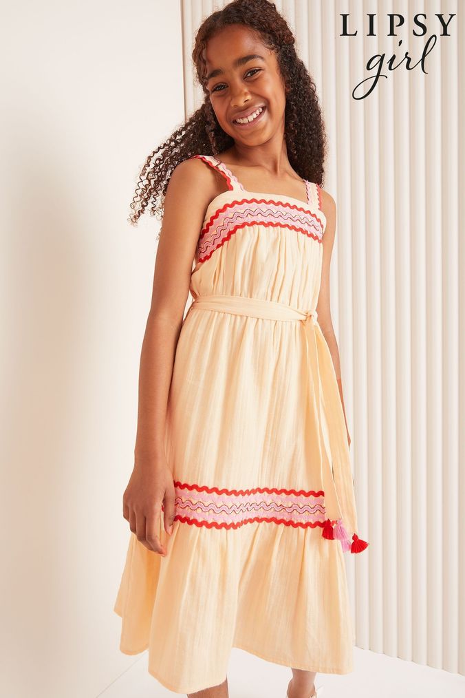 Next girls stripe dress store