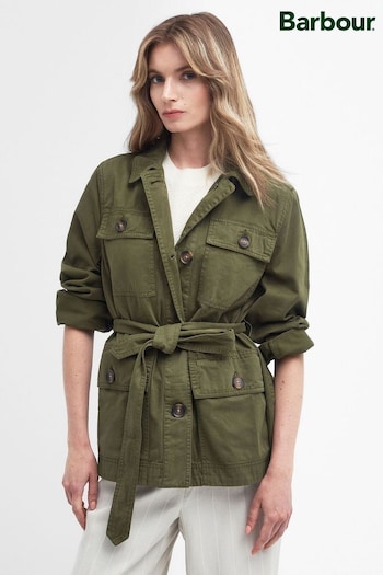 Barbour® Khaki Green Olive Green Tilly Casual Jacket (142097) | £179