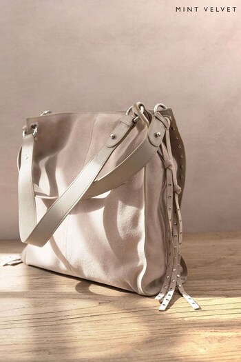 Mint Velvet Cream Philippa Shoulder Bag (142675) | £149
