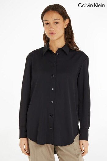 Calvin Klein Recycled Polyester Relaxed Shirt (143037) | £130