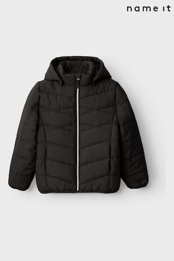 Name It Black Zip Up Padded Jacket (143518) | £26