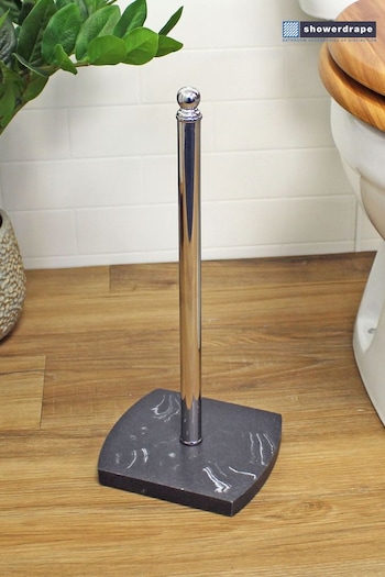 Showerdrape Grey Octavia Spare Toilet Roll Holder (143933) | £30