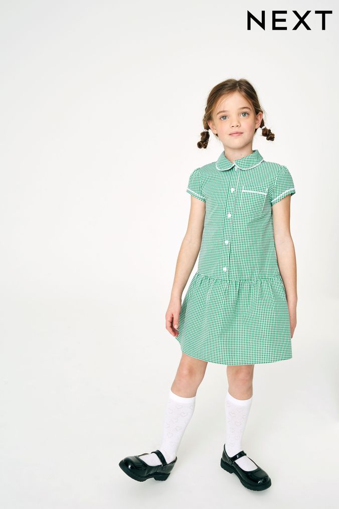 Blue School Dresses Blue Gingham School Dress Next UK