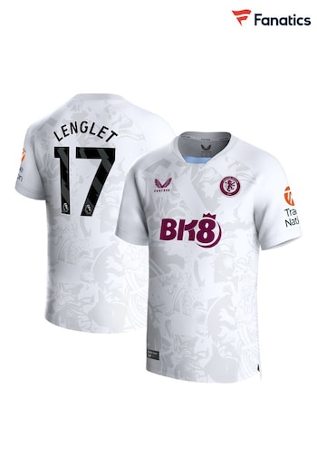 Fanatics Aston Villa Away White Shirt 2023-24 - Lenglet 17 (144388) | £88