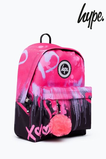 Hype. Unisex Pink Hearts Drip Backpack (144482) | £30