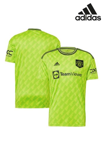 adidas Green Manchester United Third Shirt 2022-23 (144726) | £70