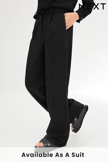 Black Tailored Wide Leg Trousers (144960) | £40