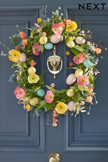 Green Easter Egg Floral Wreath (145082) | £32