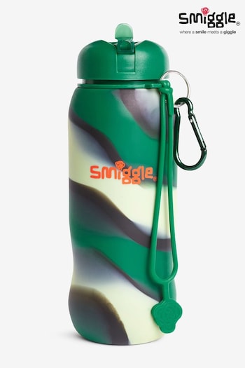 Smiggle Green Vivid Silicone Roll Up Drink Bottle 630ml (145653) | £15