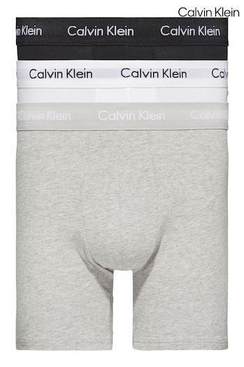 Calvin Structure Klein Cotton Stretch Boxer Briefs Three Pack (146764) | £42