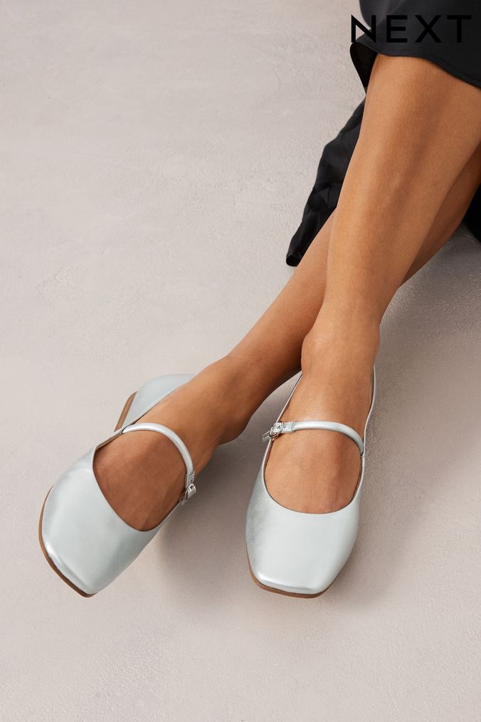 Silver ballet new arrivals pumps next