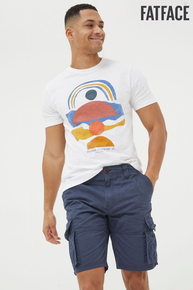 Fat face top mens cargo shorts