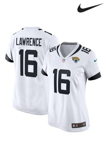 Nike White NFL Jacksonville Jaguars Game Road Jersey - Trevor Lawrence (148763) | £105