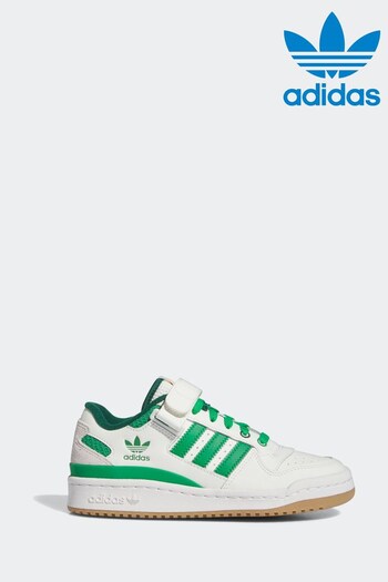adidas Originals Kids Forum Low White Shoes (148792) | £65