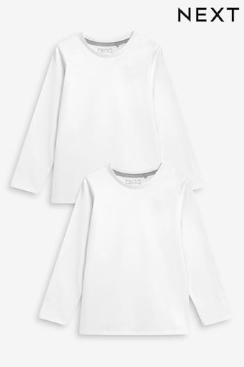 White Long Sleeve T-Shirts (3-16yrs) (149104) | £9 - £15