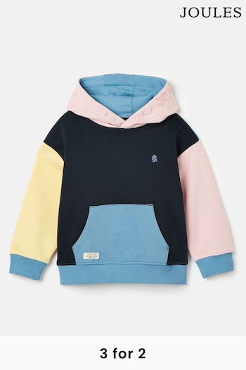 Joules Parkside Colour Block Sweatshirt with Hood (149314) | £34.95 - £37.95