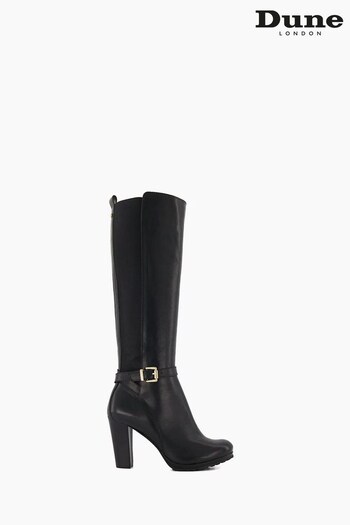 Dune London Sareena Elasticated Knee High Boots (149861) | £200