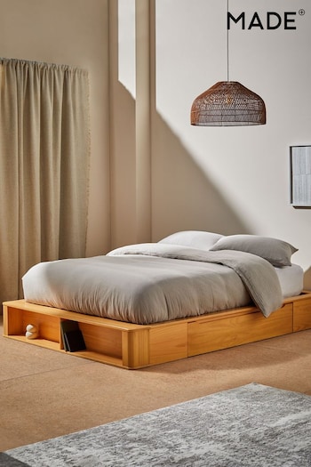 MADE.COM Oak Kano Platform Storage Bed (150361) | £629 - £829