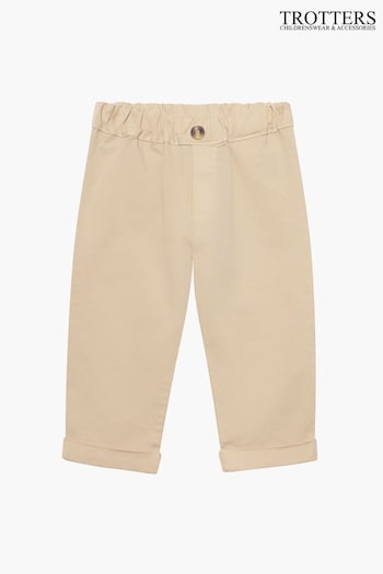 Trotters London Natural Little Camel Orly doublej Trousers (150421) | £42