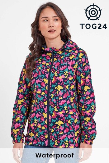 Tog 24 Womens Blue Abstract Floral Craven Milatex 5/5 Jacket (150479) | £49