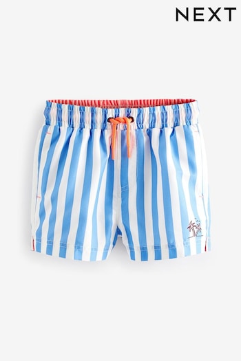 Blue/White Printed Swim Shorts Doublet (3mths-7yrs) (150747) | £6 - £10