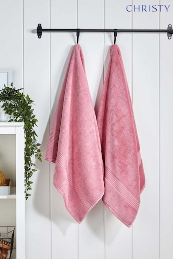 Christy Pink Supreme Hygro® - 650 GSM Cotton Towel (151304) | £30 - £40