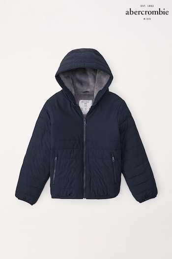Abercrombie & Fitch Navy Blue Puffer Jacket (151415) | £69
