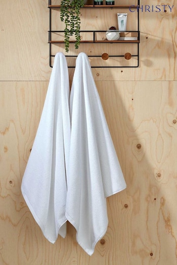 Christy White Brixton - 600 GSM Cotton Textured Bath Towel (151426) | £23 - £35