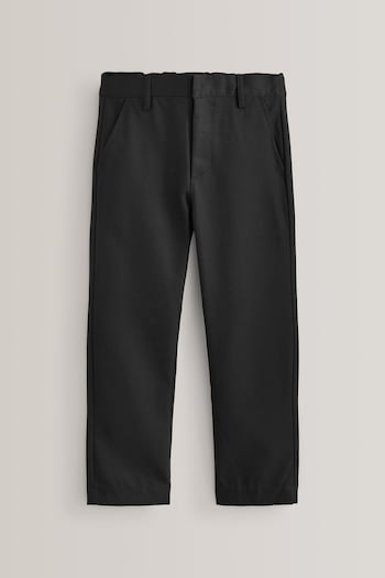Black Plus Waist School Formal Straight Trousers (3-17yrs) (151690) | £9 - £18