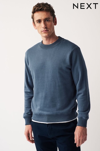 Blue Regular Fit Crew Sweatshirt (151773) | £26