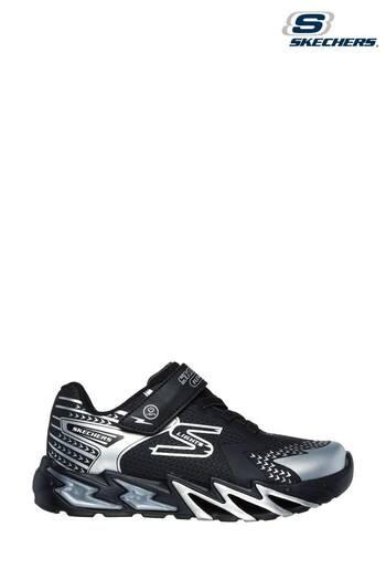 Skechers Black Flex-Glow Bolt Shoes (151960) | £54