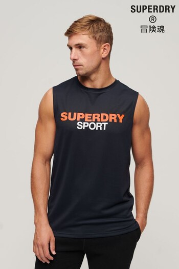 Superdry Blue Sport Active Vest Top (152050) | £20