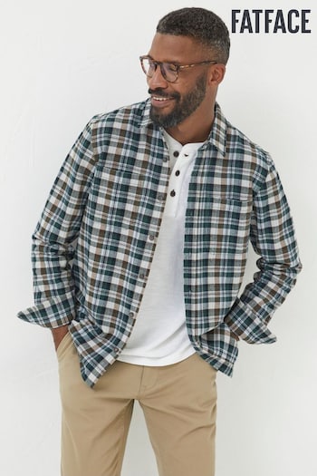 FatFace Green Monkton Check Shirt (152118) | £50