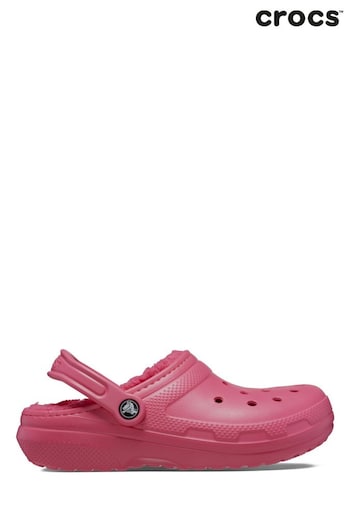 Crocs Dark Rose Classic Lined Clogs (152119) | £55