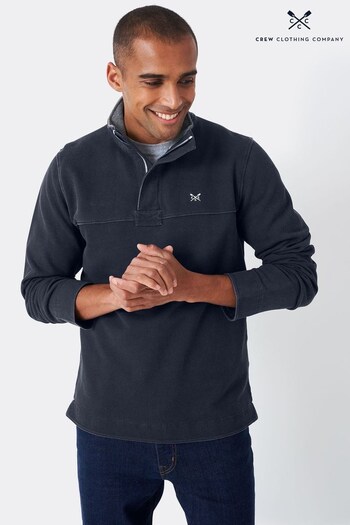 Crew Clothing Company Blue Padstow Pique Sweater (152436) | £69