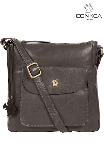 Conkca Shona Leather Cross-Body Bag (152536) | £49