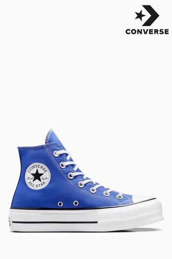 Converse Blue Chuck Taylor All Star Lift Trainers (152553) | £80