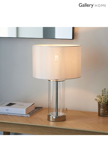 Gallery Home Silver Saint Table Lamp (152968) | £83