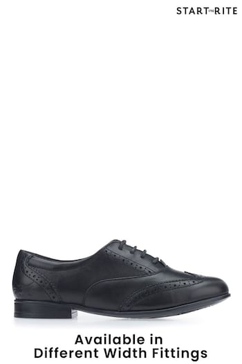 Start-Rite Brogue Leather Smart School Shoes Museum F & G Fit (153015) | £56