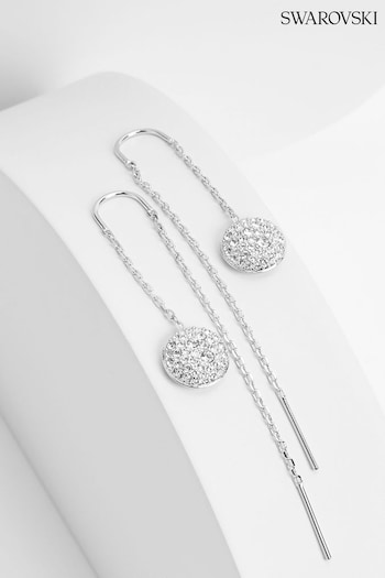 Swarovski Silver Tone Crystal Drop Earrings (153041) | £80
