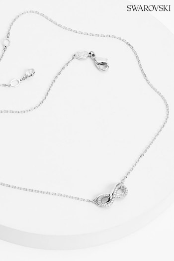 Swarovski Silver Swarovski Infinity Crystal Pendant Necklace (153123) | £90