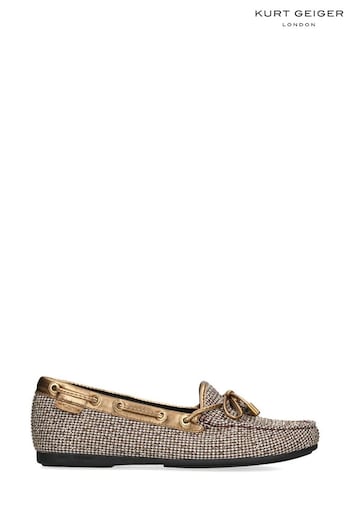 Kurt Geiger London Cream Eagle Moccasin Pumps (153232) | £139