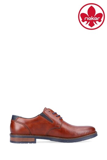 Rieker Mens Brown Lace-Up preston Shoes (1533M2) | £80