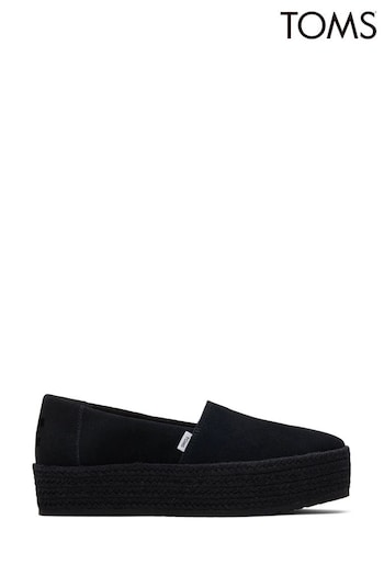 TOMS Valencia Black Espadrilles (153810) | £75