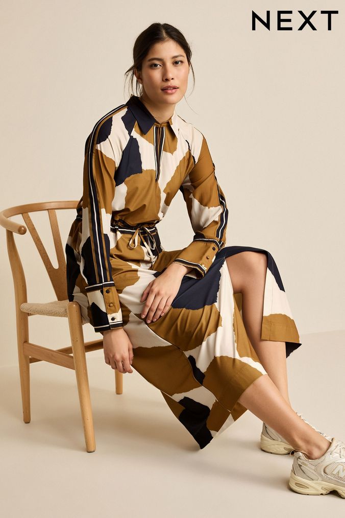 Next long cheap shirt dress