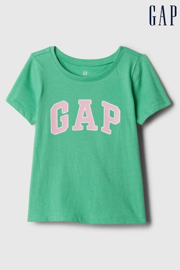 Gap Green Logo Short Sleeve Crew Neck T-Shirt (Newborn-5yrs) (154326) | £8