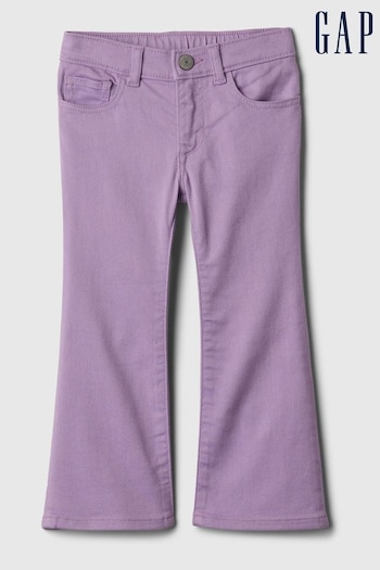 Gap Purple 70s Flare Washwell Jeans contrasting-sleeves (6mths-5yrs) (154462) | £20
