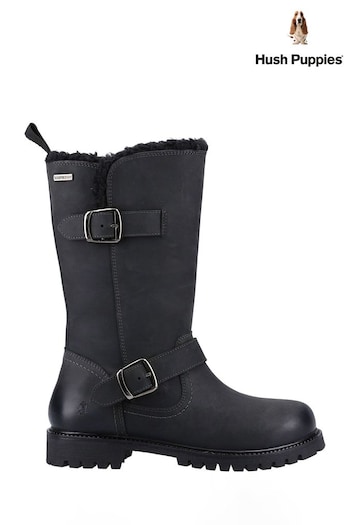 Hush Puppies Winnie Black zip-up Boots (154739) | £130