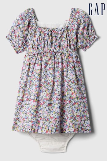 Gap Pink Puff Sleeve Dress (6mths-5yrs) (154741) | £25